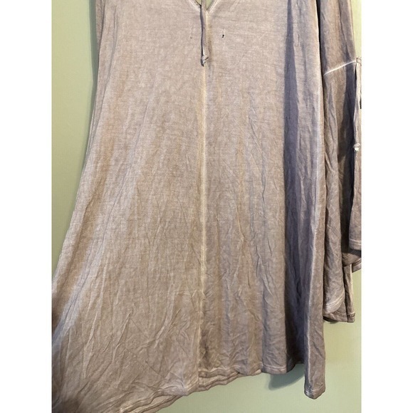 American Eagle Women's Soft‎ & Sexy Shirt Mauve Cold Shoulder Bell Sleeve XXS - Picture 9 of 16